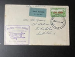 1932 New Zealand Airmail First Flight Cover Ffc Wellington Nz South Island. Fixed Price $89.99.