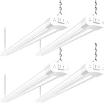 Hykolity Pack Linkable Led Shop Light, 42W 250W 4FT, White. Fixed Price $53.05.
