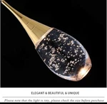 Joollysun Crystal Pendant Fixture: Modern Gold Mini Hanging Ceiling Lights. Fixed Price $40.37.
