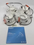 Sunco 4-PACK 4IN Retrofit Baffle Downlight 11W Selectable Cct 2700K-5000K. Fixed Price $17.99.