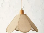 Burlap Petal Ceiling Pendant Light - Opalhouse Designed With Jungalow. Fixed Price $30.00.