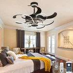 48 Inch Chandelier Ceiling Fans With Lights Remote, Retractable Fandelier.... Fixed Price $522.78.