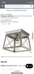 Progress Lighting Briarwood Bleached Oak Ceiling Flush Mount. Fixed Price $35.00.
