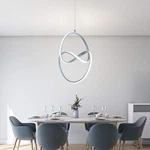Welaki Modern Led Pendant Light Contemporary Chandelier With Irregular Rings. Fixed Price $72.01.