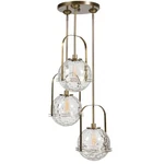 Uttermost Mimas 3 Light Cluster Pendant, Antique Brass - 21541. Fixed Price $1212.00.