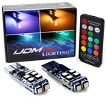 Multi-color Rgb 168 194 T10 Led Bulbs W/rf Remote Control For Car Parking Lights. Fixed Price $22.09.