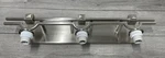 Justice Design Group CLD-8503-30-NCKL 3-LIGHT Bath Bar Brushed Nickel *read*. Fixed Price $319.99.