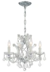 Crystorama Maria Theresa 16.5'' Cut Crystal Polished Chrome Chandelier. Fixed Price $358.40.
