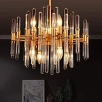 Tzoe Modern Chandeliers,crystal CHANDELIER,8 Light Round Pendant Width .... Fixed Price $80.00.
