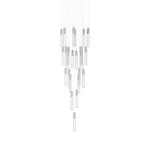 Avenue Lighting HF1904-25-GL-C The Original Glacier 28"W Chrome. Fixed Price $4414.00.