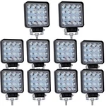 Led Pod Lights, Tractor Work Inch 48W 4000LM Square Spot Off-roa.... Fixed Price $70.46.