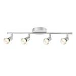 Globe Electric 58932 Payton 4-LIGHT Track Lighting Kit, Silver. Fixed Price $60.31.