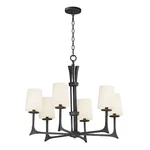 Maxim 30305NI/SHD308CV Anvil 6-LIGHT 29" Wide Natural Iron Chandelier. Fixed Price $928.00.