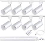 White GU10 Led Track Lighting Kit, Heads With * 3.28FT. Fixed Price $114.99.