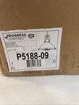 Progress Lighting Fresnel 1-LIGHT Brushed Nickel Pendant Industrial P5188-09. Fixed Price $98.99.