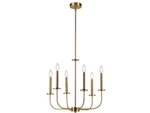 Hampton Bay Tilden 6-LIGHT Antique Gold Chandelier. Fixed Price $26.18.