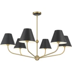 Crystorama XAV-B9316-VG-MK Xavier Chandelier Vibrant Gold. Fixed Price $698.00.
