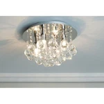 Quoizel Ashley Harbour Bordeaux Light 14"W Flush Mount Ceiling Fixture Chrome. Fixed Price $85.00.