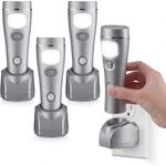 3 Pack 4 In 1 Led Emergency Lights For Home Power Failure, Rechargeable Plug .... Fixed Price $59.02.