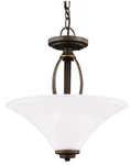 Sea Gull Metcalf Light Inch Semi Flush, Autumn Bronze, 7713202-715. Fixed Price $89.98.