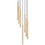 Z-lite 919MP24-7R-LED Forest 18"W Chandelier Gold. Fixed Price $1772.00.