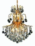 Elegant Lighting V8002D22/RC Toureg 11 22"W Crystal - Gold. Fixed Price $558.00.