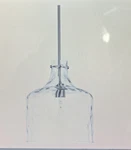Homeplace Lighting 325717BN Crawford Urban/industrial Clear Water Glass Jar P.... Fixed Price $210.00.
