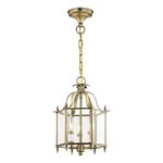 Livex Lighting Livingston 3 Antique Brass Chain Hang/ceiling Mount. Fixed Price $128.99.