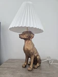 Novogratz Labrador Retriever Dog Lamp Bronze Puppy Tabledesk Light Nwt. Fixed Price $120.00.