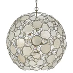Crystorama Palla 6 Light Antique Silver Sphere Chandelier 529-SA. Fixed Price $1998.00.
