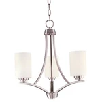 Maxim Lighting Deven 3-LIGHT Chandelier Satin Nickel 20033SWSN. Fixed Price $168.30.