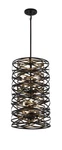 Minka Lavery 4672-111 Vortic Flow Light 14" Wide Taper Candle Pendant Metal Sh. Fixed Price $420.00.