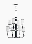 Kohler Tresdoux 30 Light Polished Nickel Chandelier K-27442-CH08-GNL (new). Fixed Price $635.00.