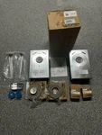 Lucifer Lighting Fraxion 4 High Flux Recessed Led Downlight Housings (pair, 2). Fixed Price $250.00.