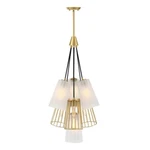 Designers Fountain Liana Light Chandelier, Gold/etched/wire D328M-7CH-BG. Fixed Price $410.40.