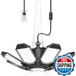 Runbarry Motion Sensor Garage Light Plug In - 25000LM Shop W. Fixed Price $54.90.