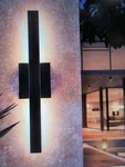 Rennnsan Felix 1-LIGHT Black Outdoor Hardwired Cylinder Led Wall Sconce. Fixed Price $51.25.