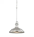 Thomas Lighting Blakesley Single Pendant 62" Brushed Nickel CN200142. Fixed Price $153.55.