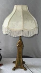 Vintage Brass & Enamel Table Lamp Ca 1920. Fixed Price $375.00.