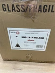 Dainolite Lighting SNS-141P-MB-AGB Sonus Pendant Matte Black W Aged Brass ,read. Fixed Price $107.99.