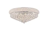 Elegant Lighting Primo 24" 12 Royal Crystal Flush Mount. Fixed Price $880.00.