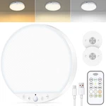 Rechargeable 6W Motion Sensor Ceiling Light Indoor, No Wiring & Magnetic Stick-o. Fixed Price $30.99.