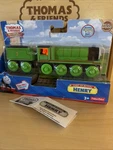 Light Up Reveal Henry ! Thomas Friends Train For Wooden Railway 2012 Open Box. Fixed Price $62.99.