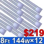 144W 8FT Led Shop Lights Foot Flush Mount Garage Warehouse Office Ceiling Lamp. Fixed Price $399.98.