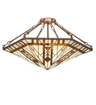 Meyda Tiffany 260940 Sonoma 3 Light 27"W Semi-flush Ceiling Copper. Fixed Price $1436.40.