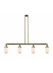 Innovations Dover Light Island, Brushed Brass/seedy 214-BB-G311-LED $700. Fixed Price $299.00.