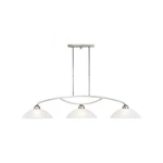 Livex Lighting 4224-91 Somerset Billiard/island, 11.25X50.00X13.00, Silver. Fixed Price $300.37.