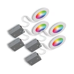 Bazz WFDISK400WX4 Slim Colors Smart Home Wi-fi Rgb Led Recessed Fixture .... Fixed Price $179.79.