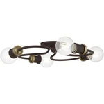 Livex Lighting 46384-07 Bromley Flush Mount Bronze With Antique Brass Accents. Fixed Price $171.96.