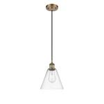 Innovations Ballston Cone Light Mini Pendant 1P, Bb/clear 516-1P-BB-GBC-82. Fixed Price $153.12.